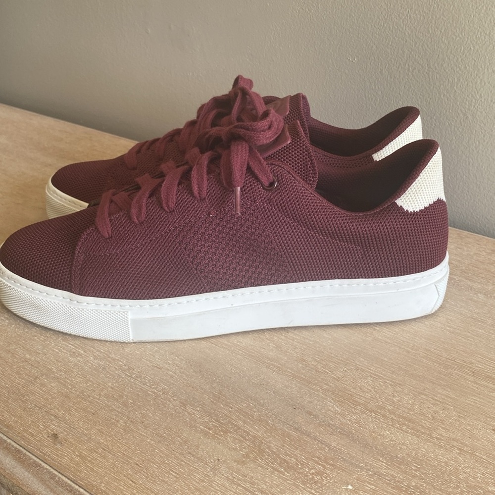 Greats Brooklyn Men’s Burgundy sneakers size 7 - Picture 2 of 11